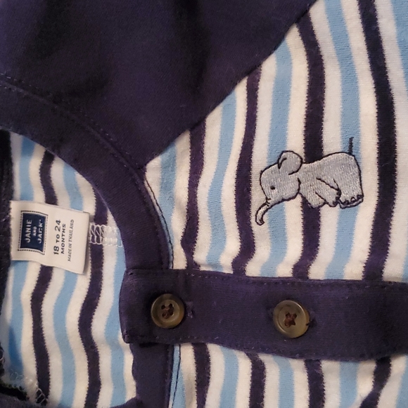 2 pc Janie & Jack one piece shorts set size 18-24 months - Picture 6 of 9